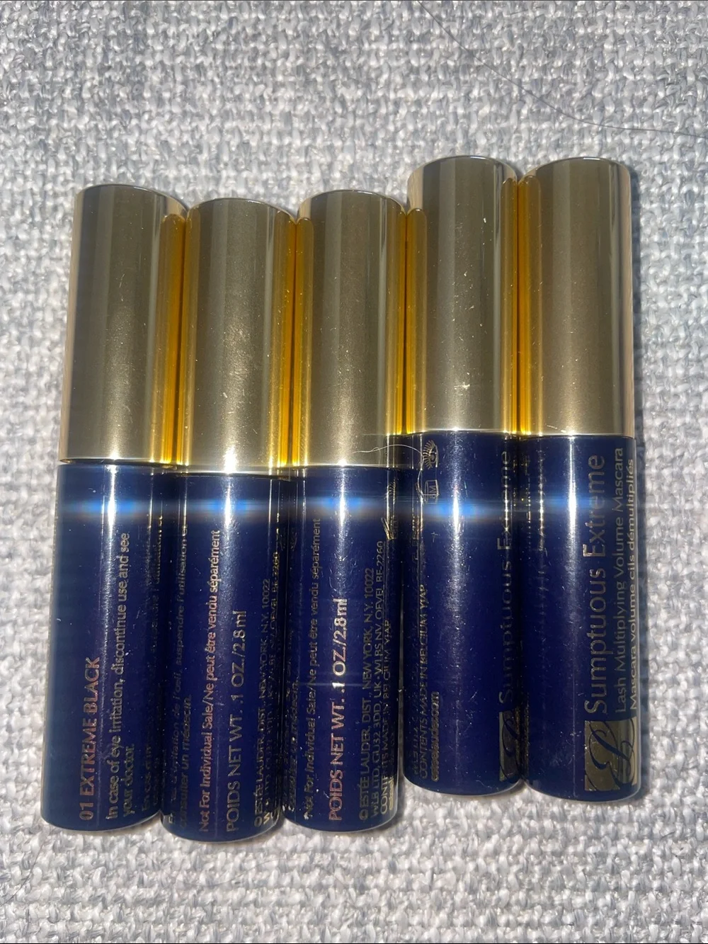 BN 5 pcs Estee Lauder Sumptuous Extreme Mascara #01 extreme black